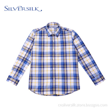 Dubai Check Student Full Sleeve Custom Boys Shirts
